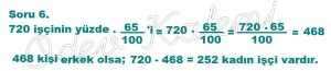 5. Sinif Matematik Dersi Cozumlu Yuzde Problemleri - 06